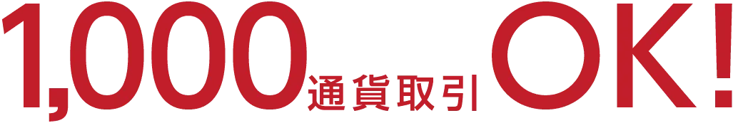 1000通貨取引OK!