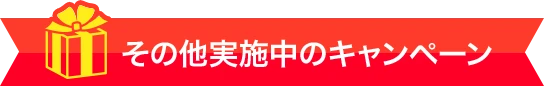 その他実施中のキャンペーン