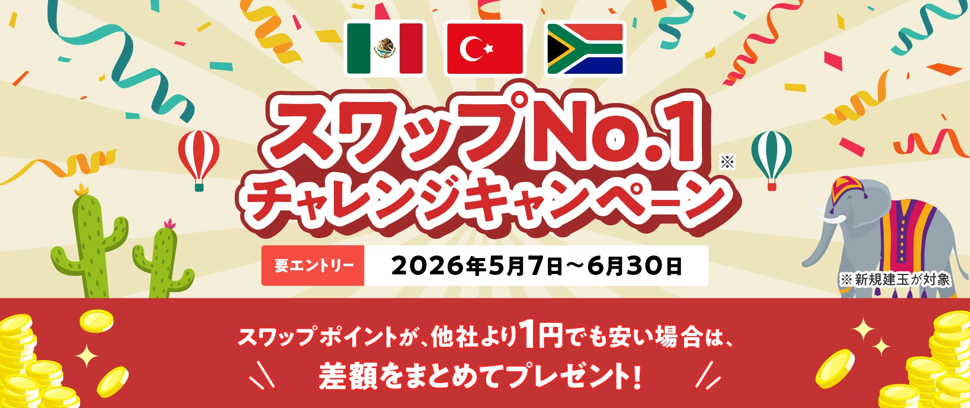 スワップNo.1チャレンジキャンペーン