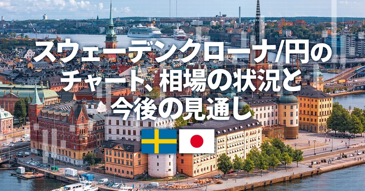 スウェーデンクローナ/円(SEKJPY)のチャート、相場の状況と今後